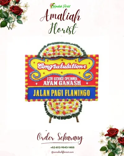 Bunga Papan Congratulation di Puspasari